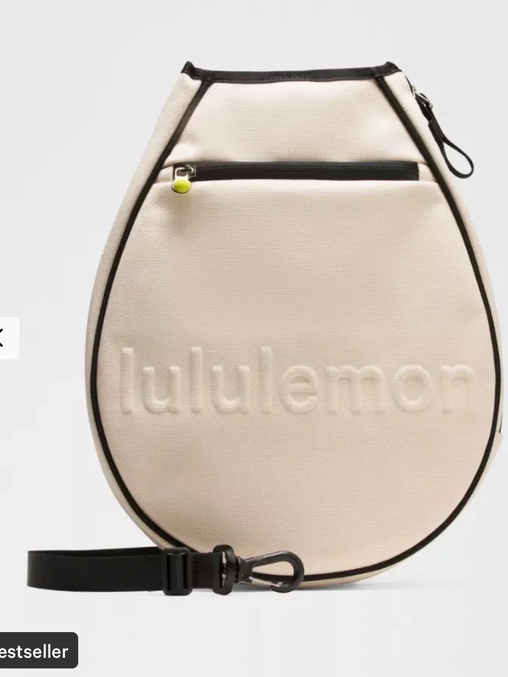 lululemon athletica White Athletic Racket Bag DESIGNED FOR TENNIS